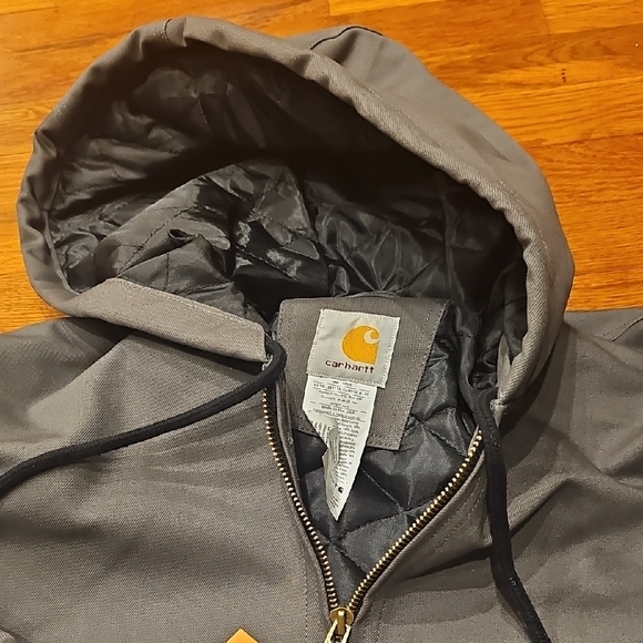 Carhartt Charcoal Full-Zip Hoodie - Picture 7 of 10